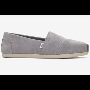 Toms Men's Classic Perforated Suede Drizzle Grey Ankle-High Slip-On size…